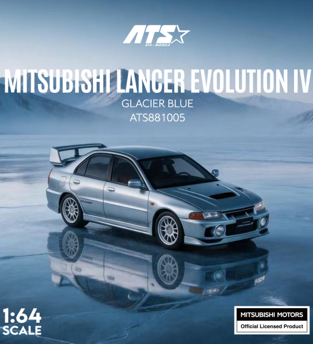 Mitsubishi EVO 4 generation - Glacier Blue