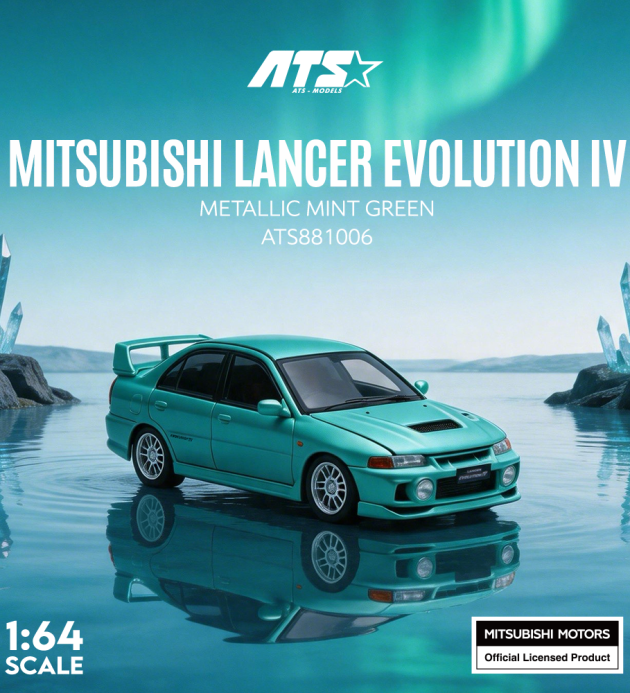 Mitsubishi EVO 4 generation - Metallic Peppermint Green