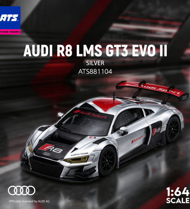AUDI R8 LMS GT3 EVO II - Silver