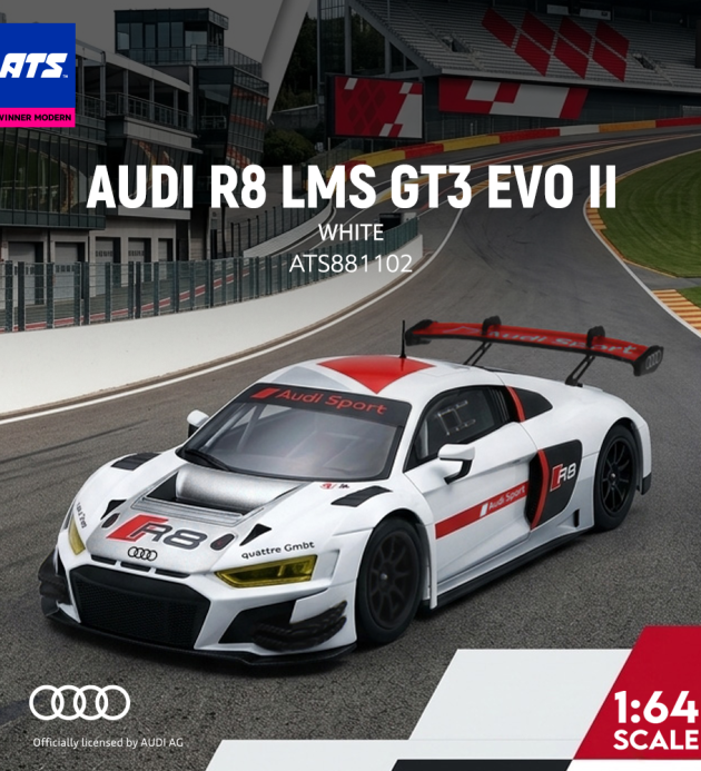 AUDI R8 LMS GT3 EVO II - White
