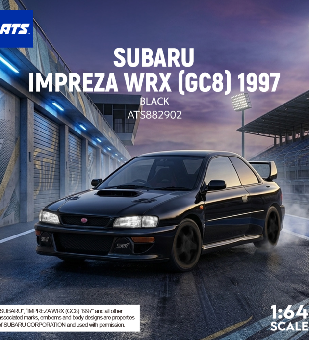 SUBARU IMPREZA WRX gc8（1997）- black