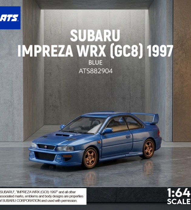SUBARU IMPREZA WRX (GC8) 1997 - Blue